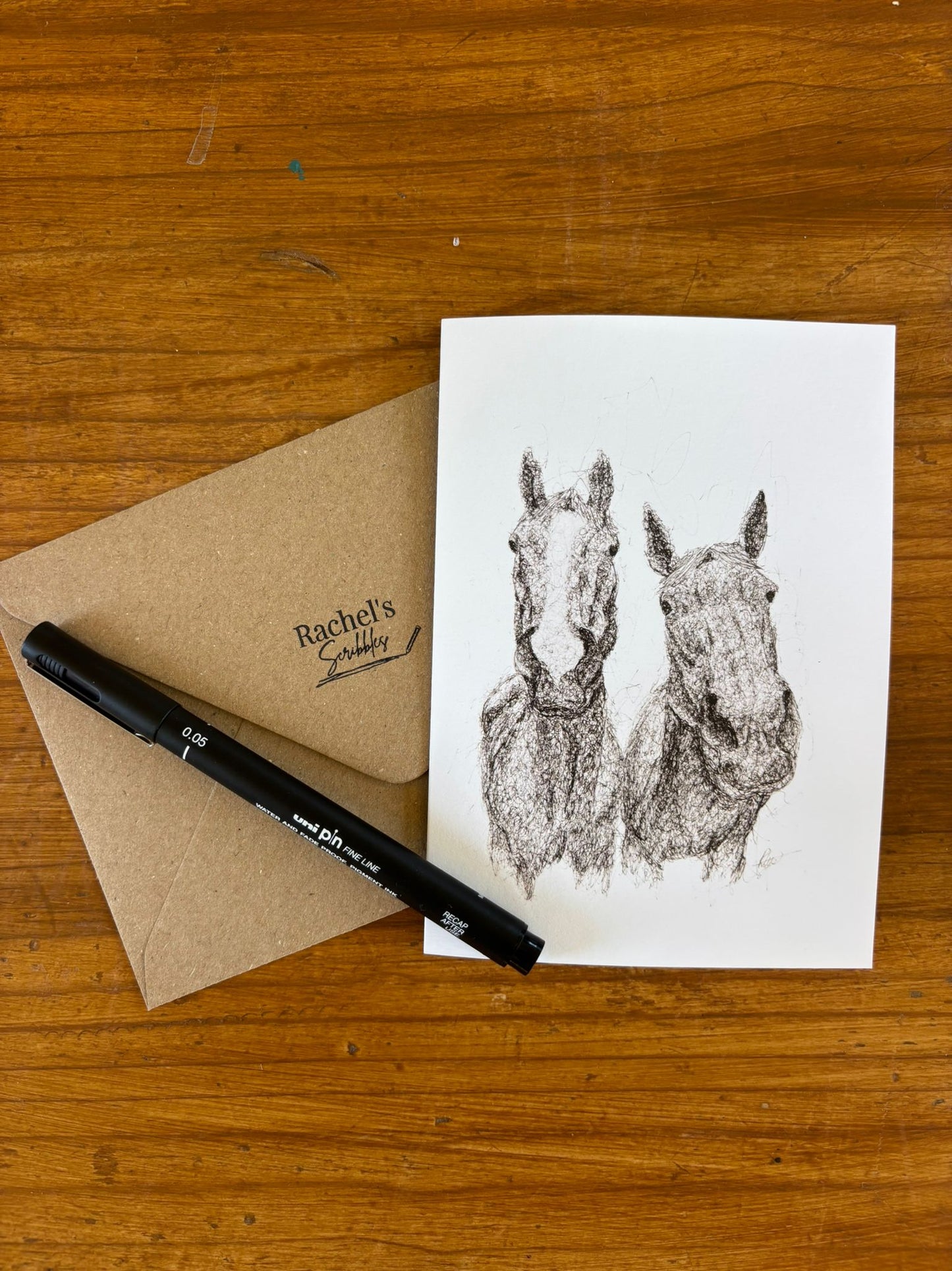 Horsing Around Greeting Card