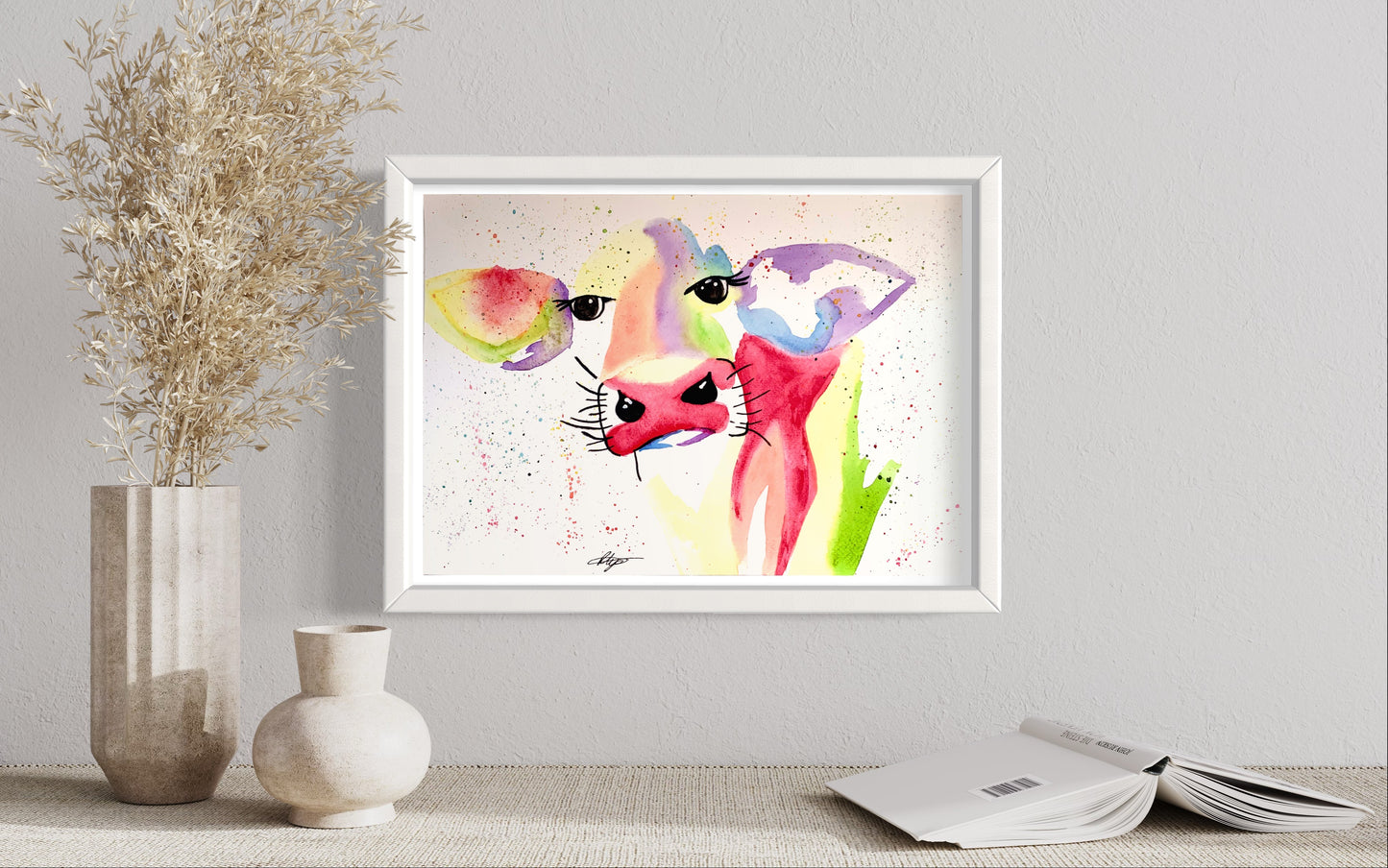 Calf Watercolour Giclée Print