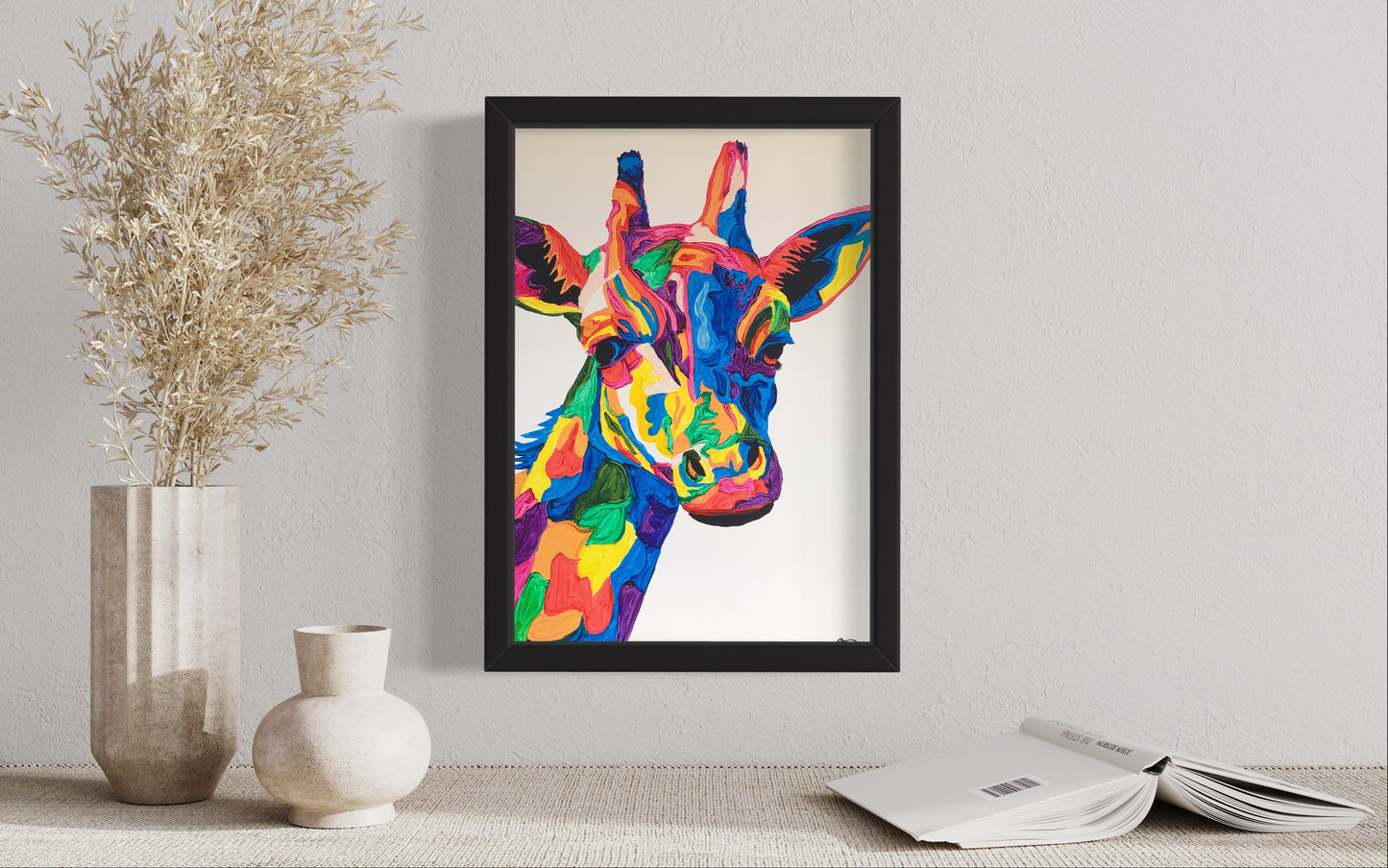 Giraffe Acrylic Giclée Print