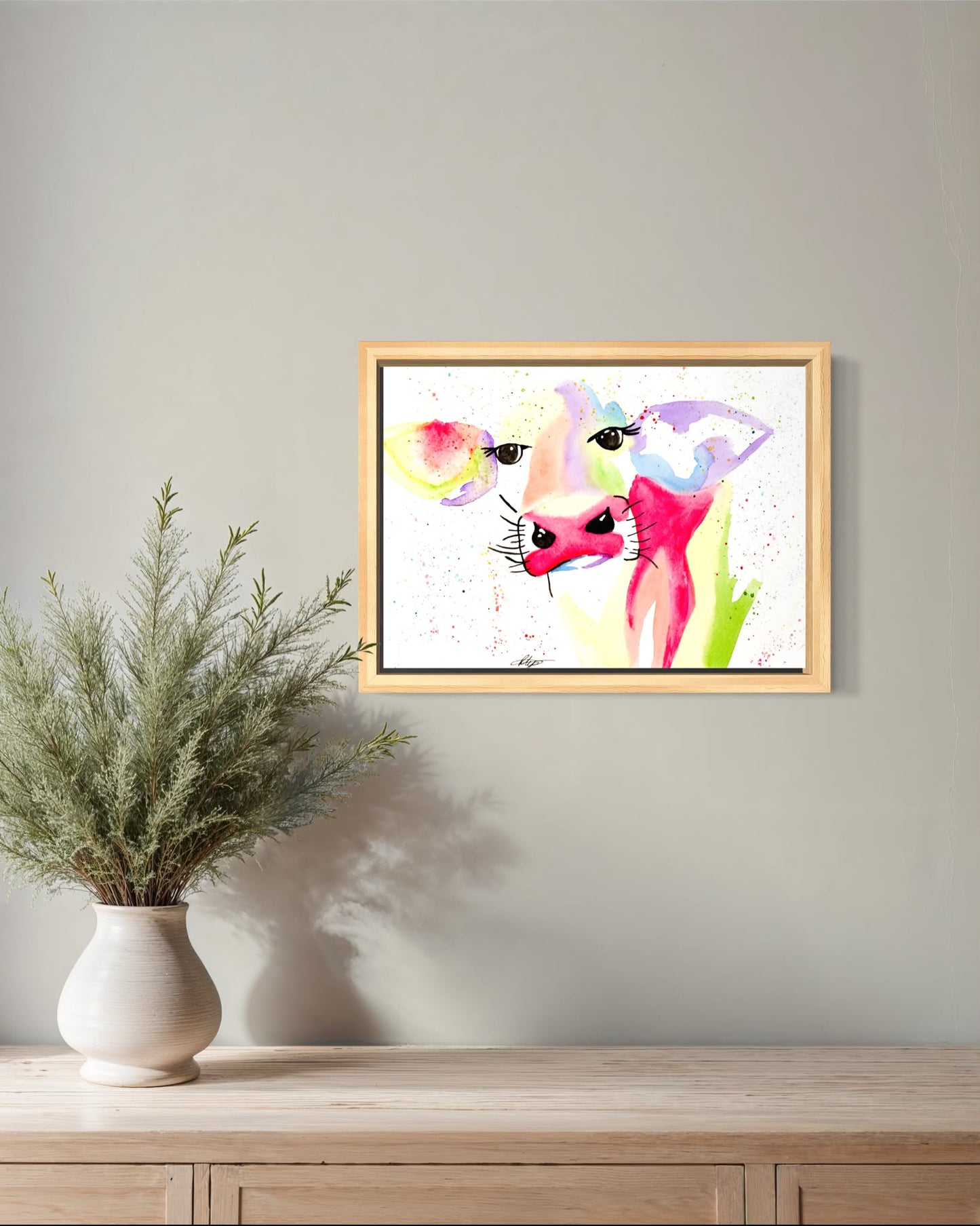 Calf Watercolour Giclée Print