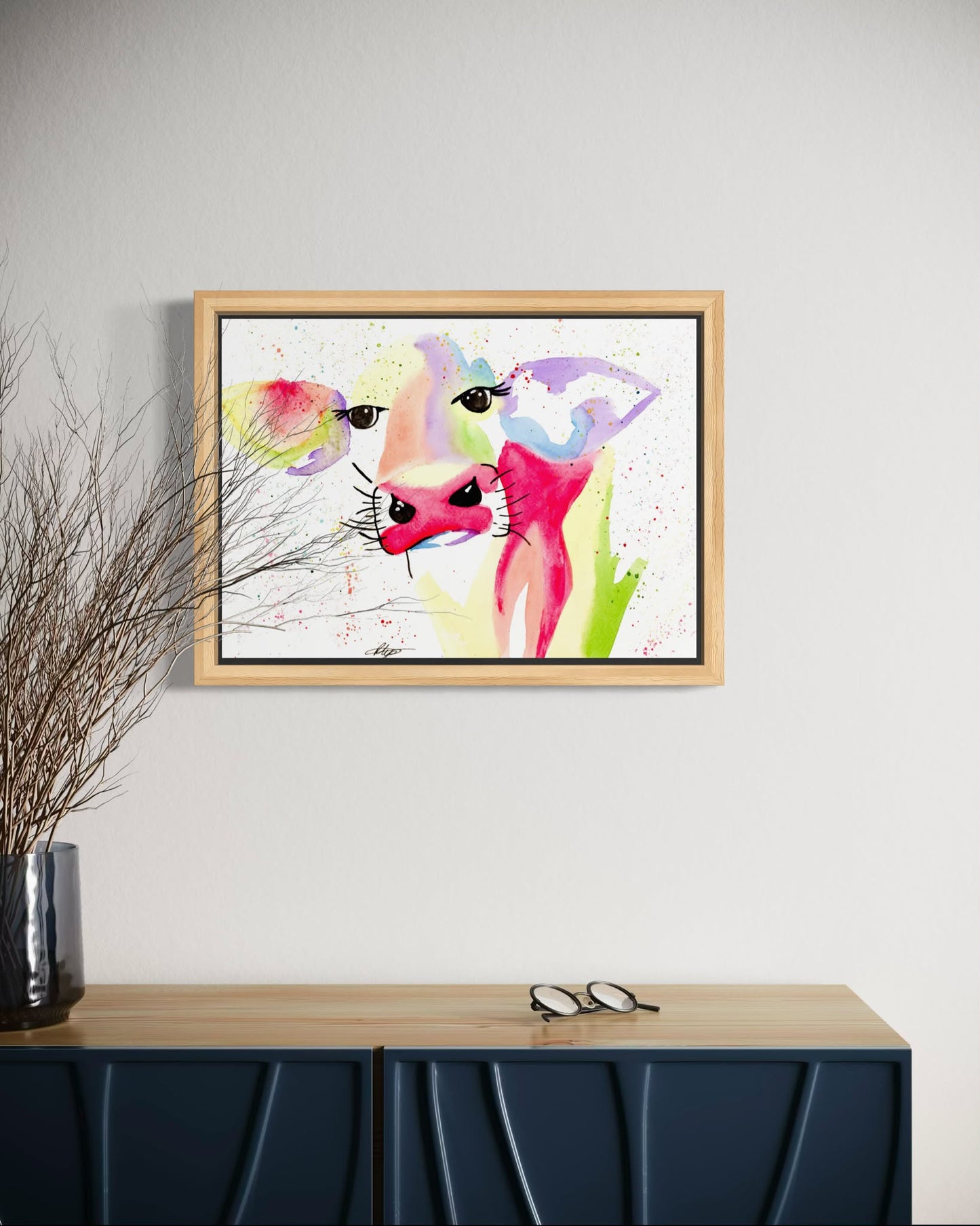 Calf Watercolour Giclée Print