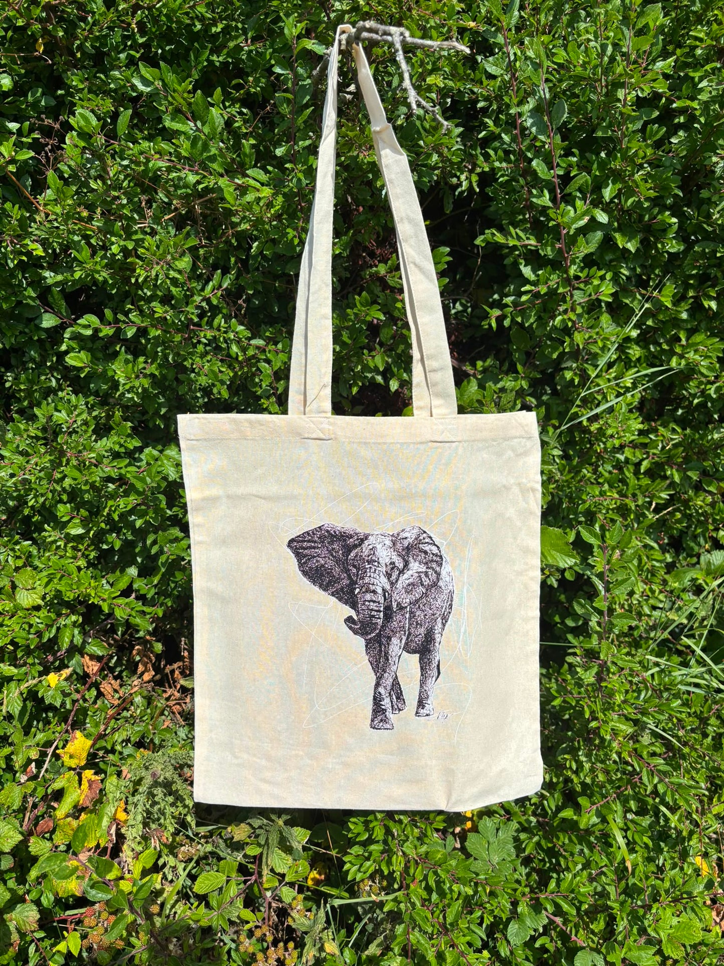 South African Elephant Tote Bag