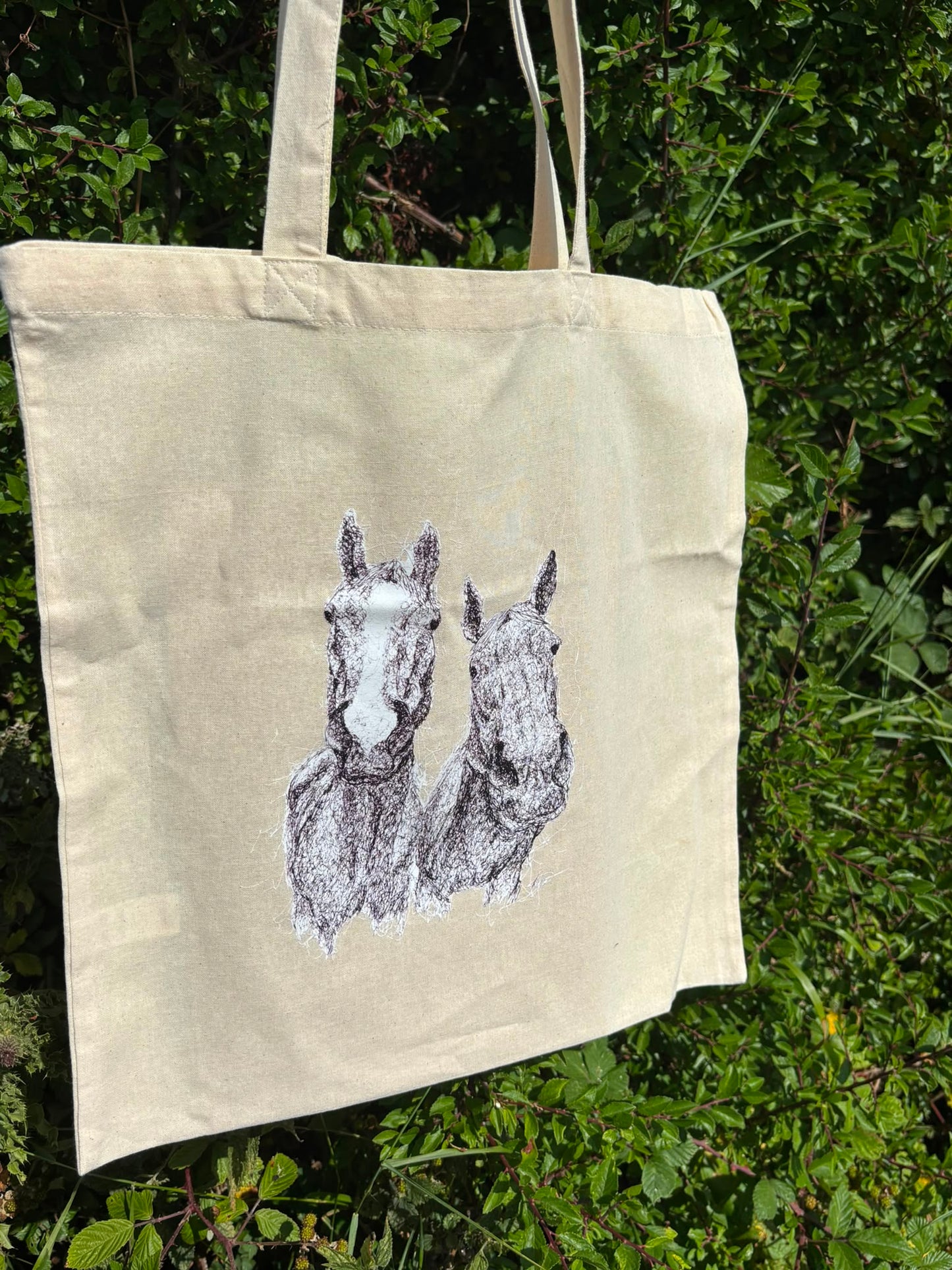 Horsing Around Tote Bag