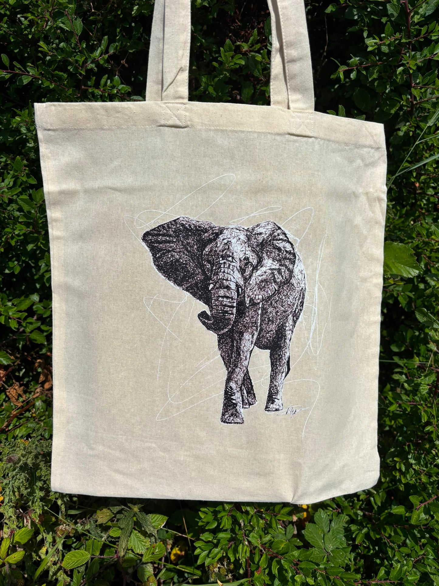 South African Elephant Tote Bag