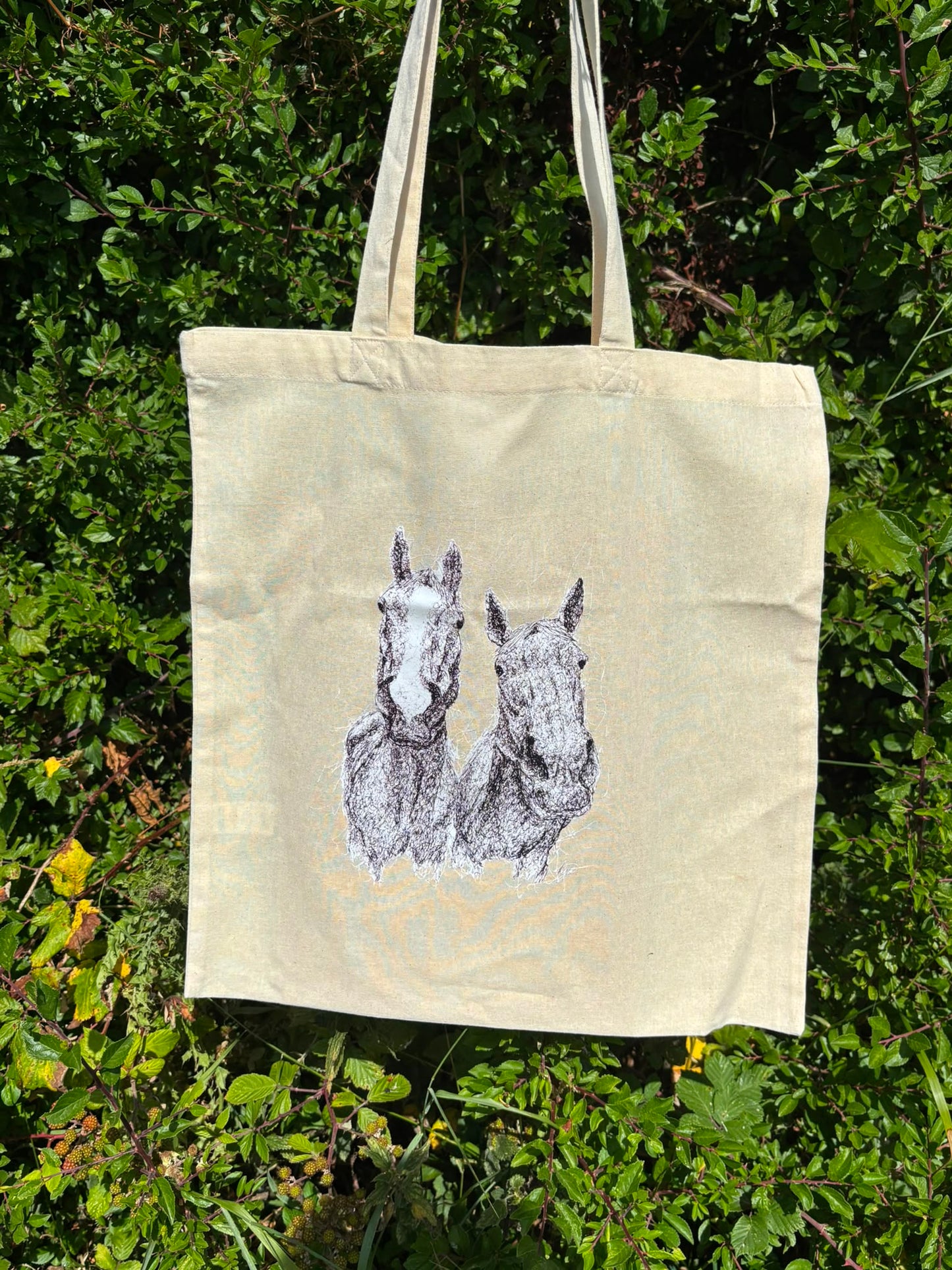 Horsing Around Tote Bag