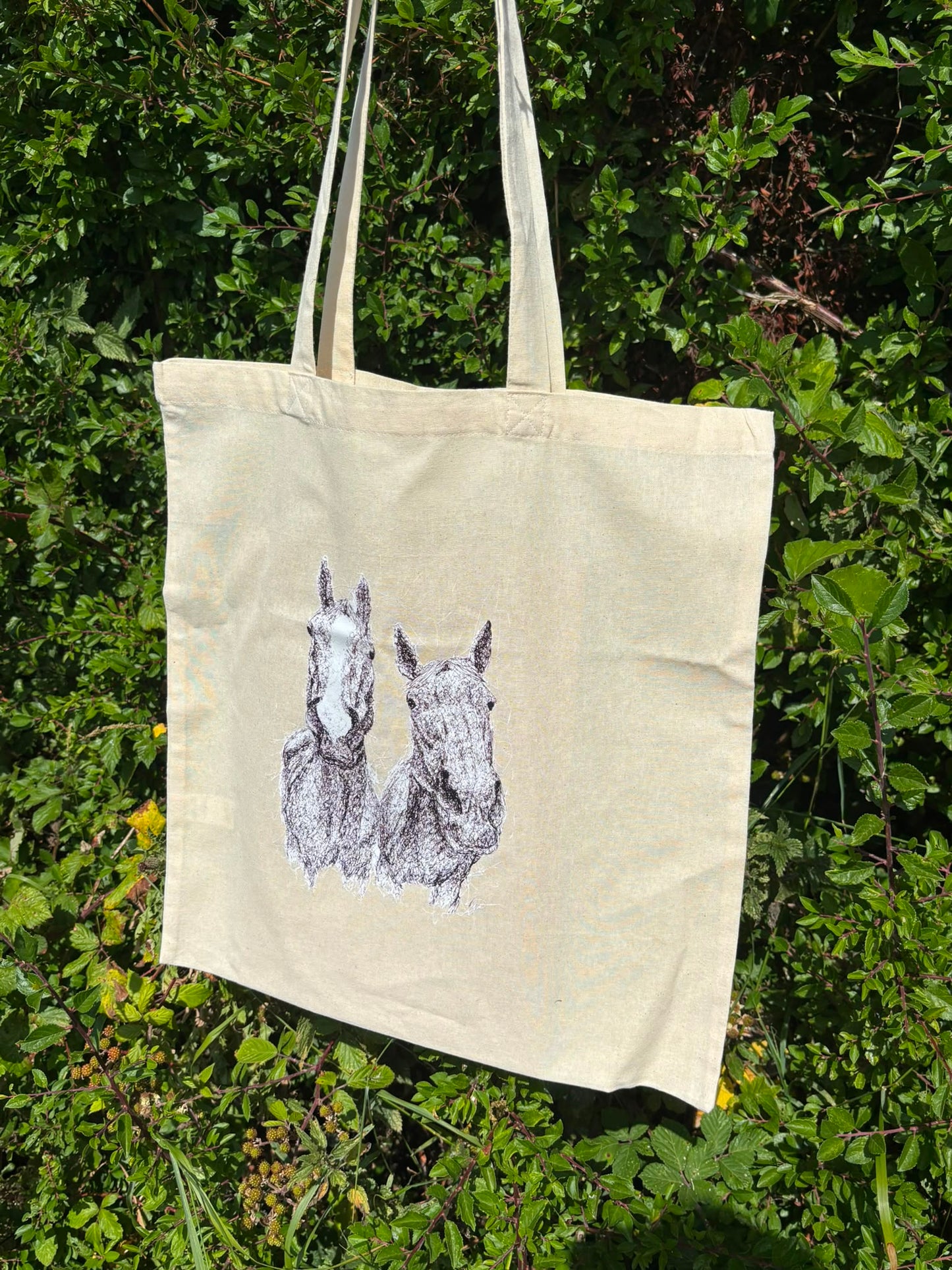 Horsing Around Tote Bag