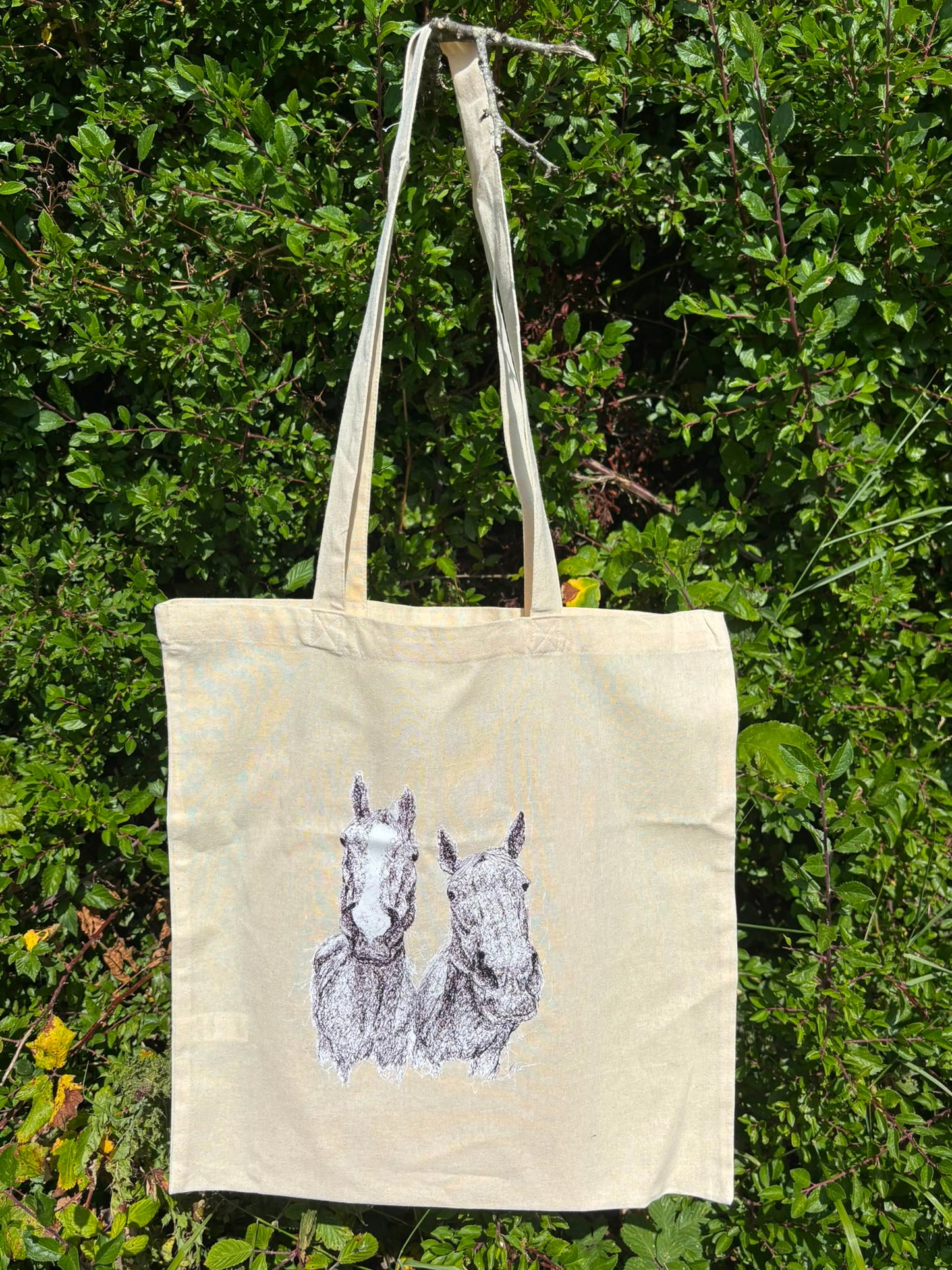 Horsing Around Tote Bag